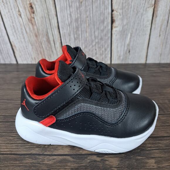 Nike CMFT Jordan 11 Retro Low Bred Toddler Size 7c Shoes CZ0906-006 (Worn Once) - Picture 3 of 9